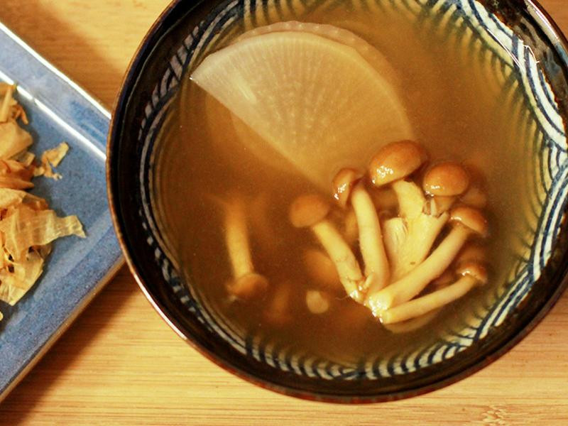 日本滑菇味增汤