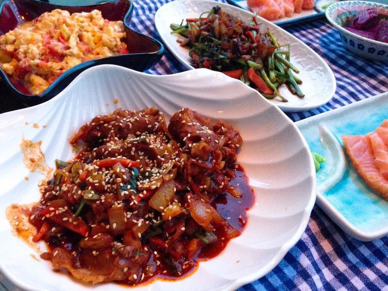 韩式辣炒猪肉片