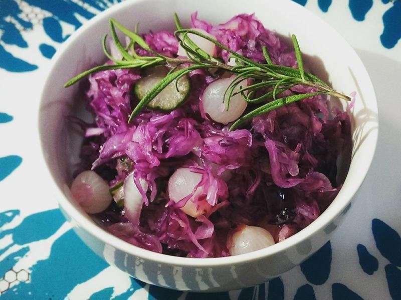 小洋葱紫高丽醃菜