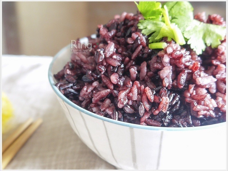 养生紫米饭