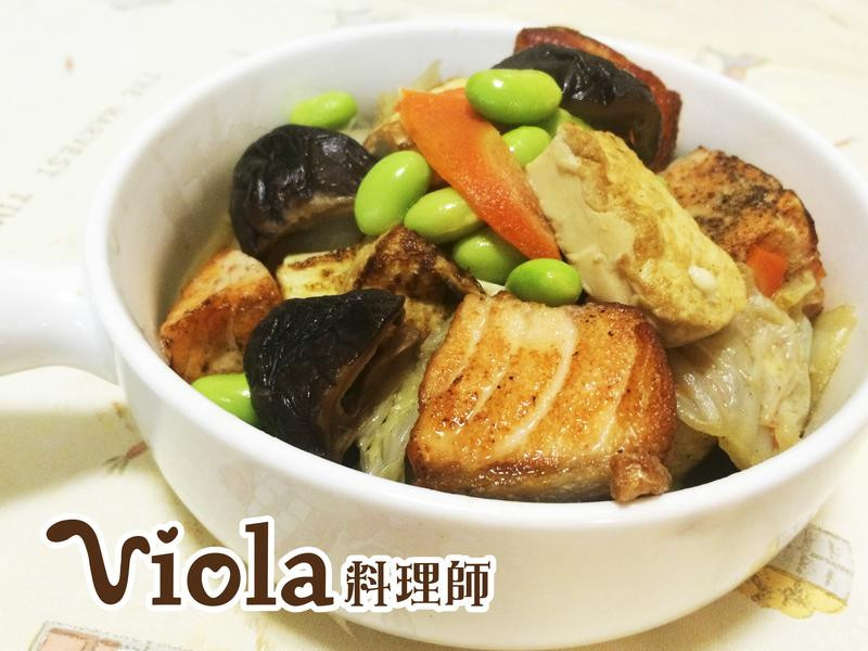 豆腐白菜烩鱼块