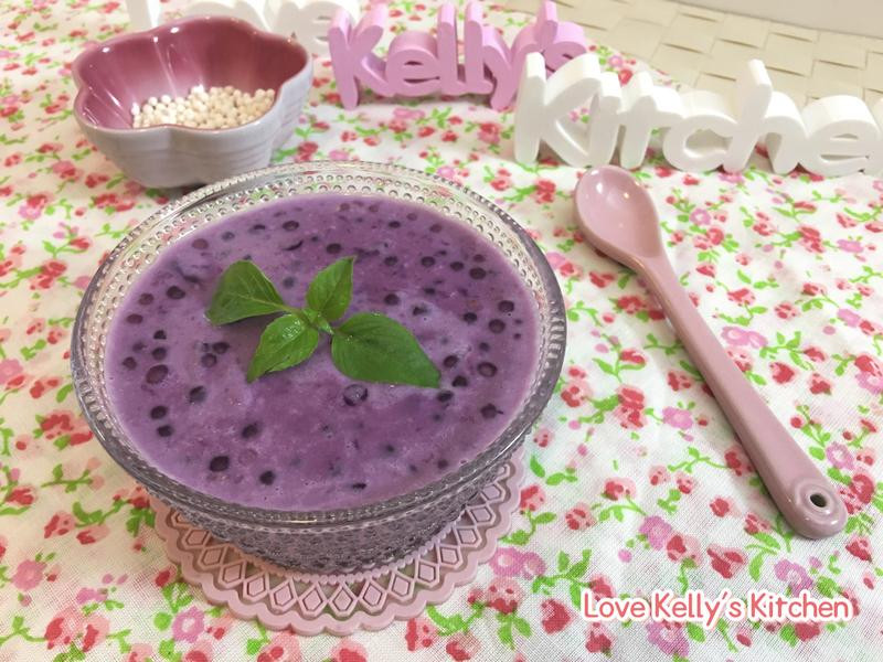 紫薯椰汁燕麦西米露