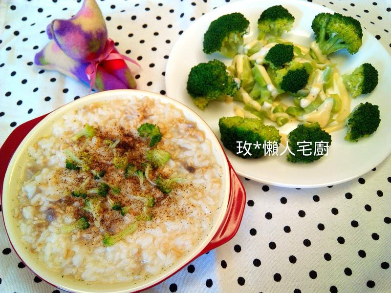 蘑菇烩饭&凯萨青花椰
