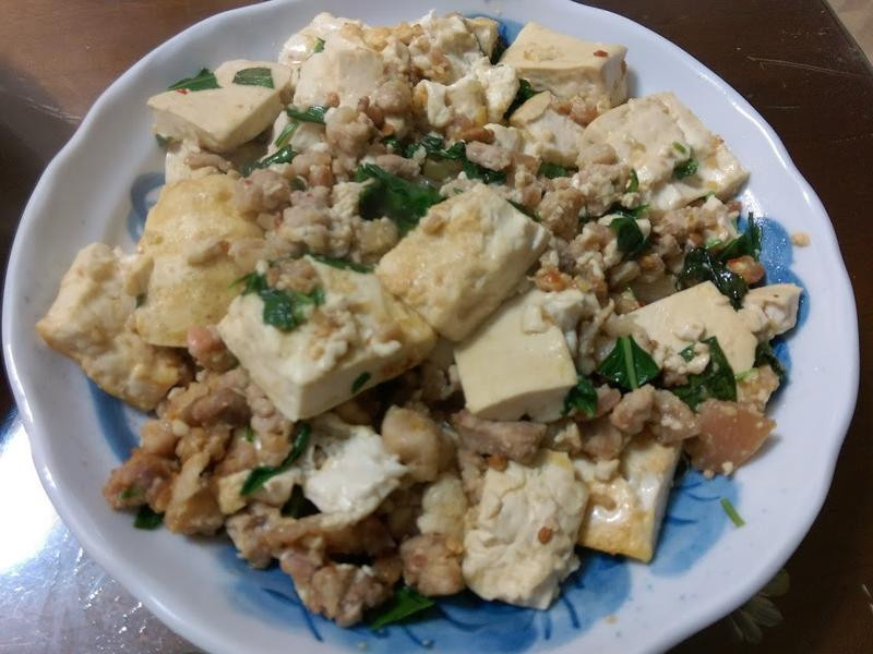 塔香豆腐炒肉
