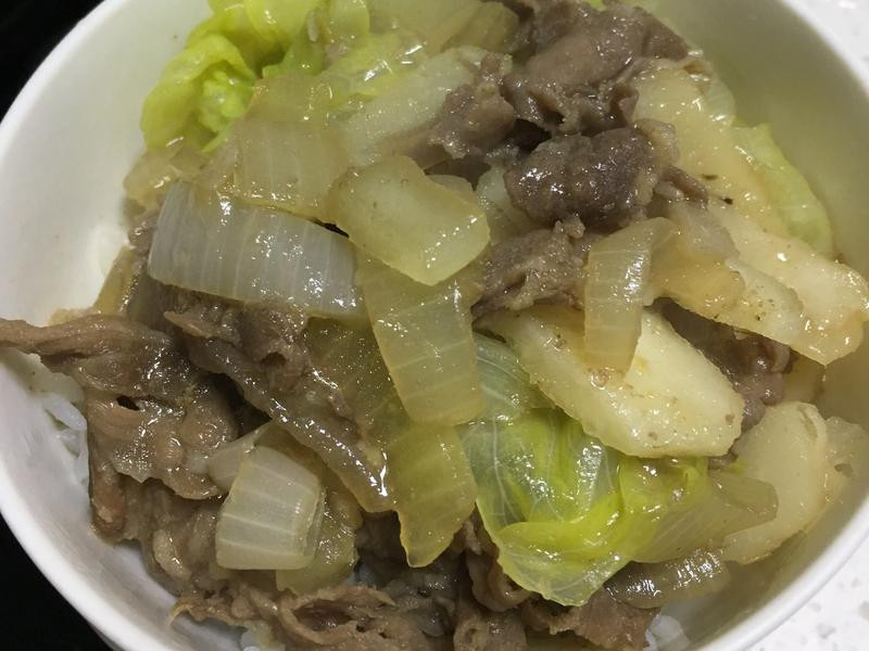 姜汁牛丼