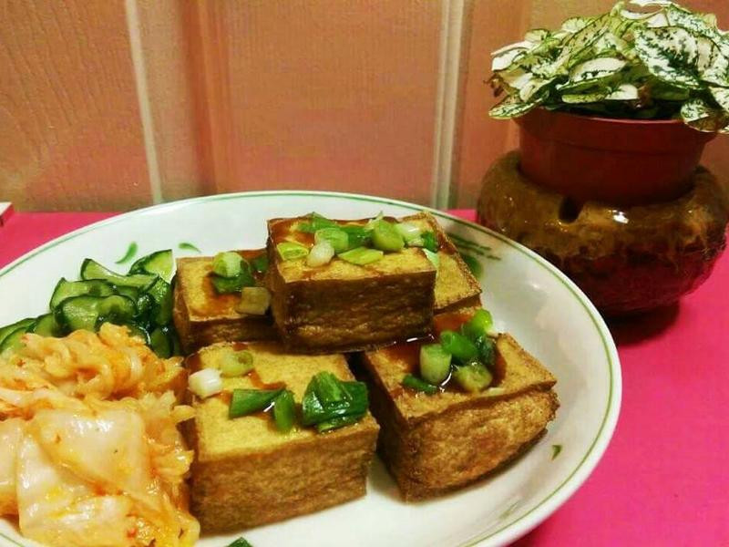 香酥黄金豆腐