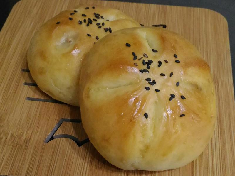 花生麻糬面包