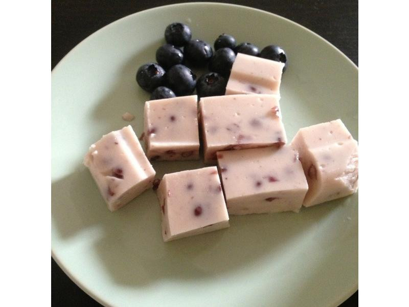 紫米红豆雪花糕
