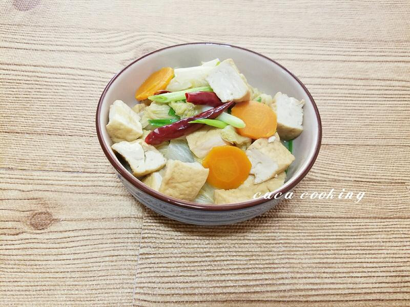 油豆腐炖大白菜