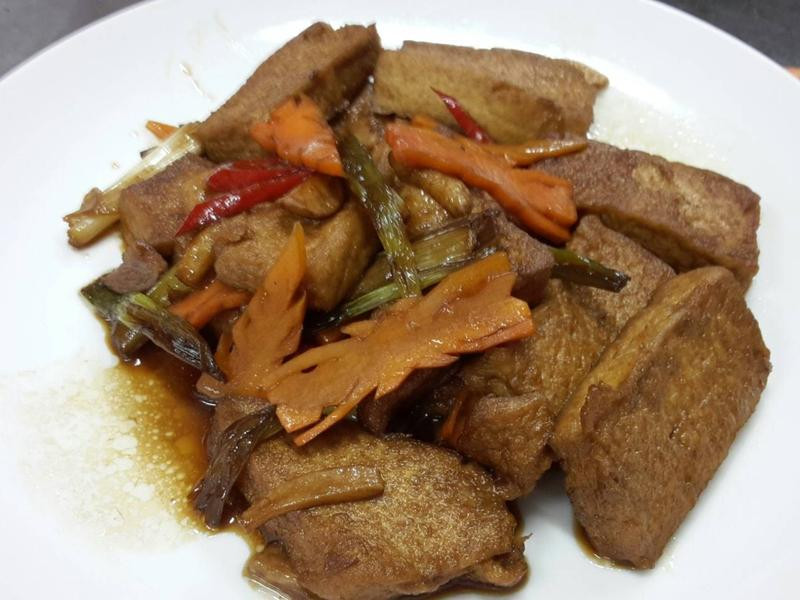 家常煎豆腐