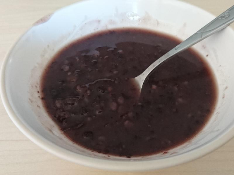 电锅红豆紫米粥
