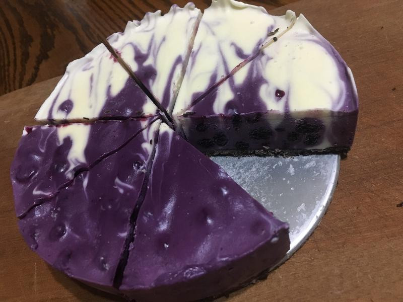 6吋蓝莓拉花Orea生乳酪蛋糕