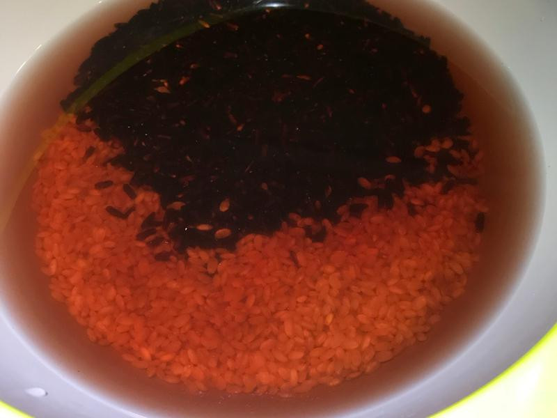 煮紫米糙米饭