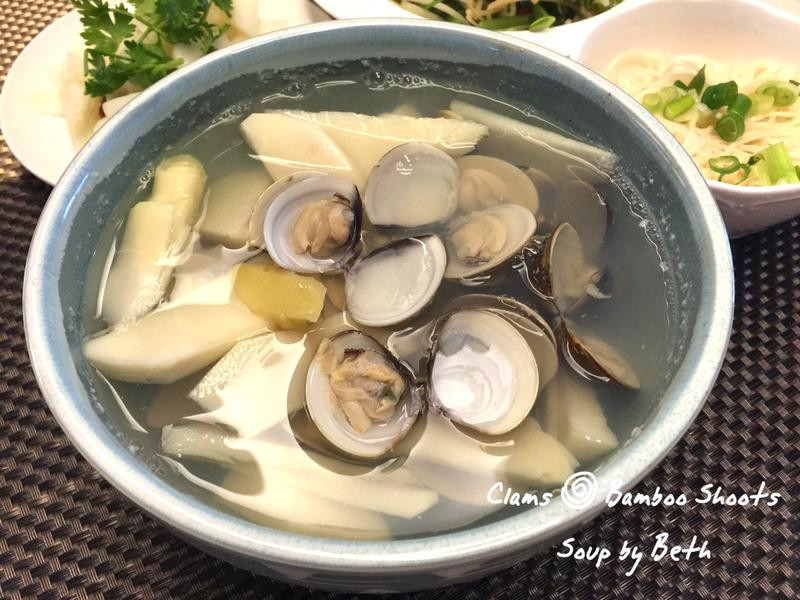鲜笋蛤蜊汤