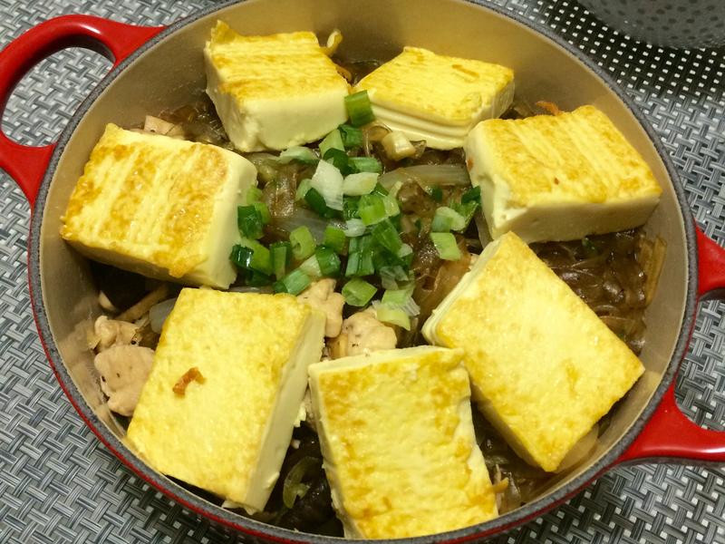 香煎豆腐粉丝煲