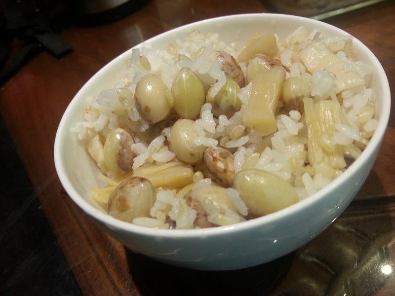 干贝虎豆饭