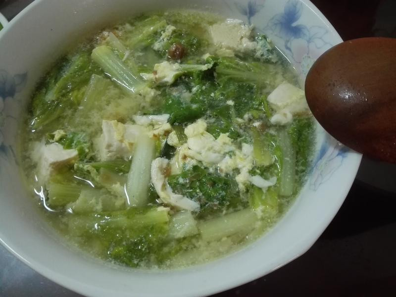 青菜豆腐汤（冬菜版）