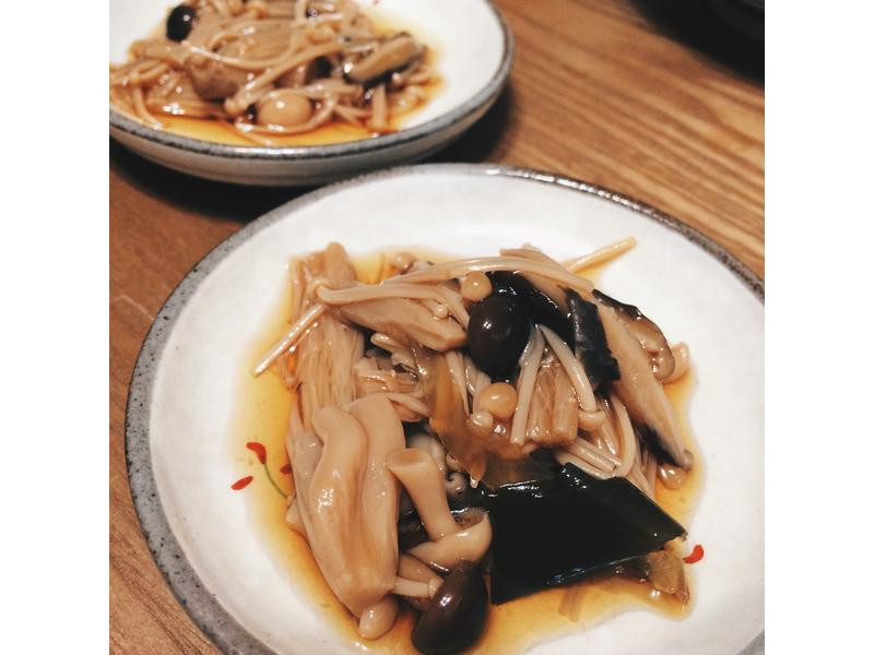 日式酱油煮香菇小菜
