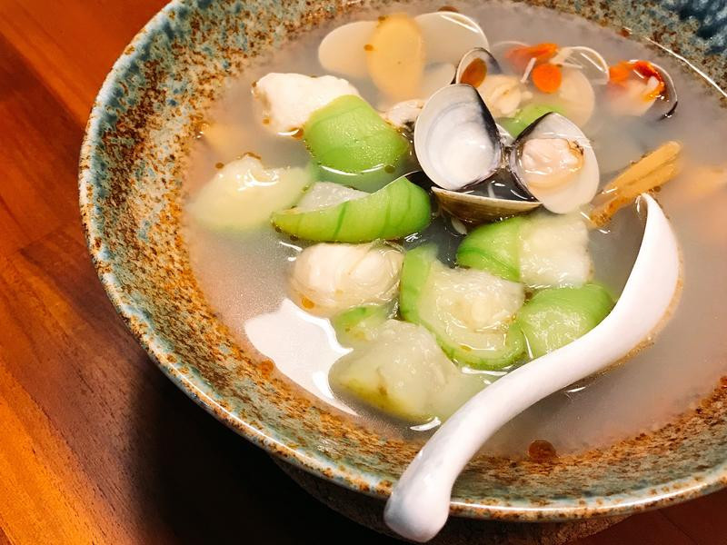 丝瓜蛤蛎煲