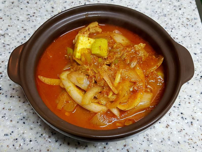 韩式节瓜猪肉锅