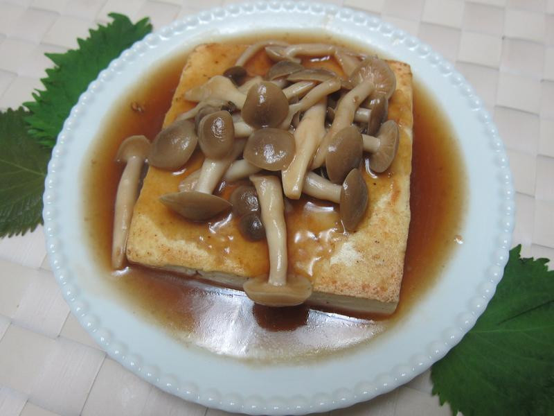 日式菇菇豆腐排