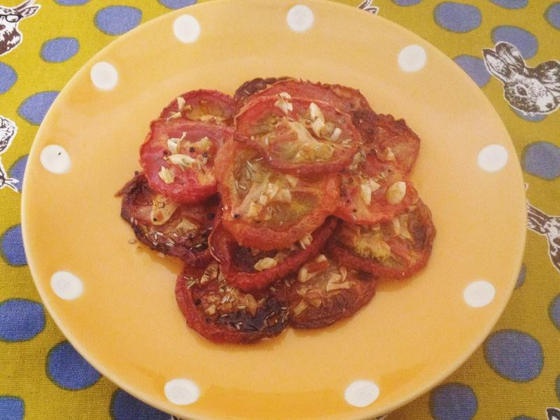烤番茄便当菜