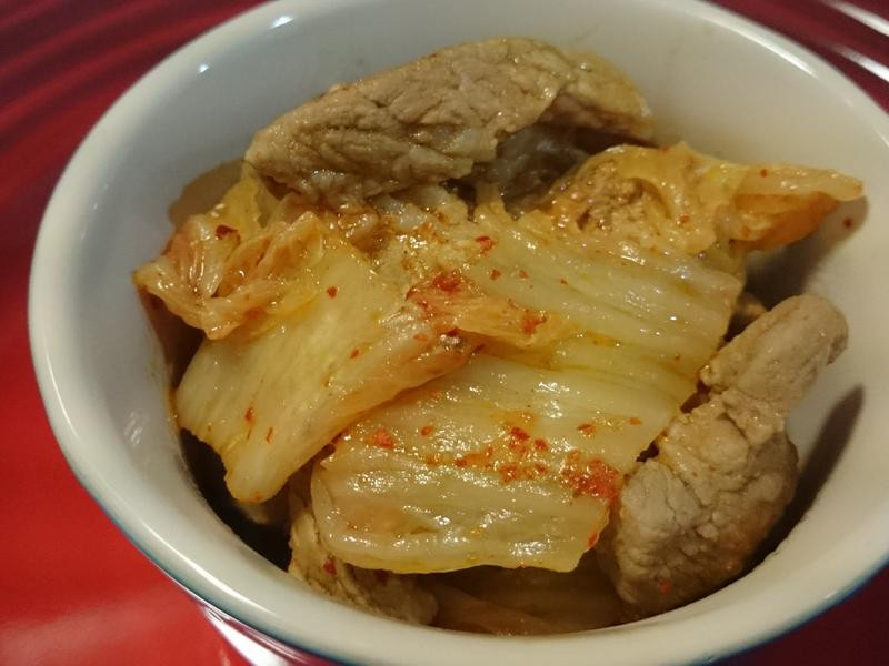 美味韩式泡菜猪肉