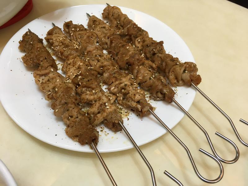 新疆孜然烤肉串