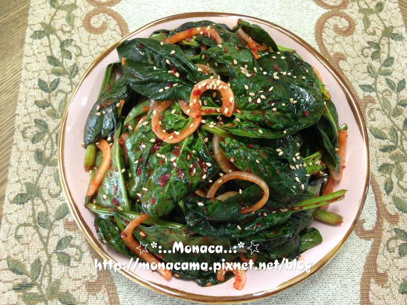 韩式菠菜生泡菜