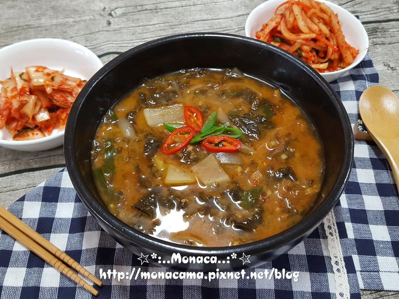 韩式菜干大酱汤