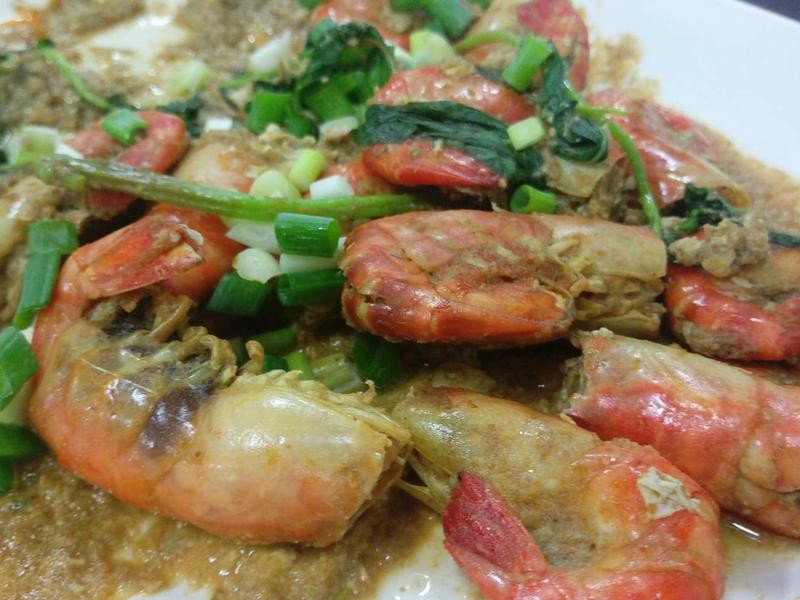 泰式绿咖哩虾