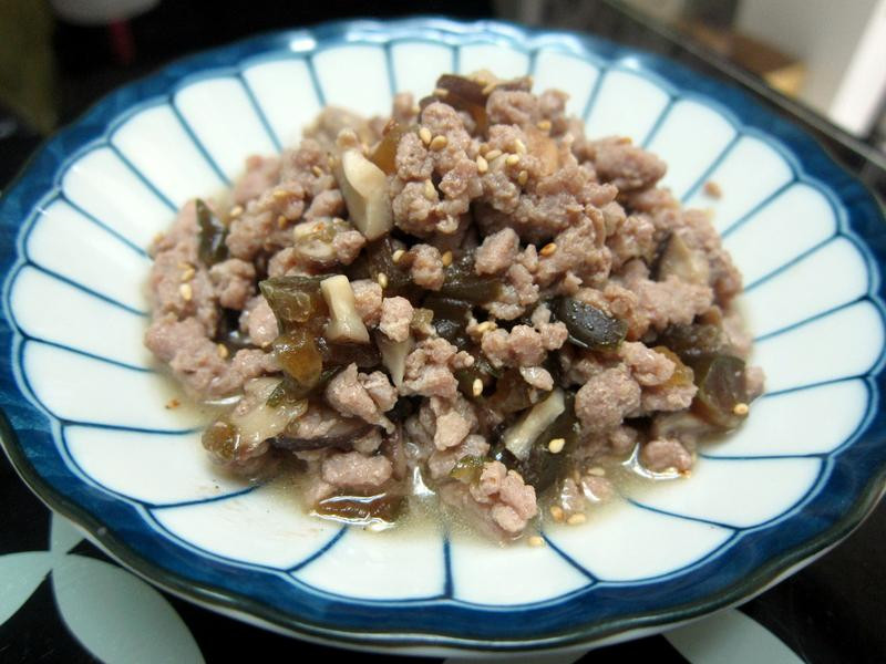 炒香菇瓜子肉