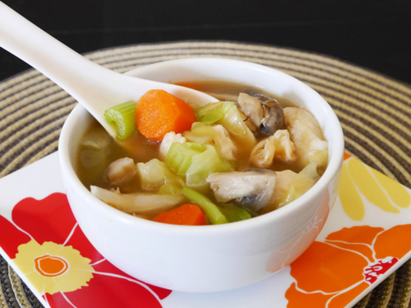 鲜甜中式海鲜蔬菜汤