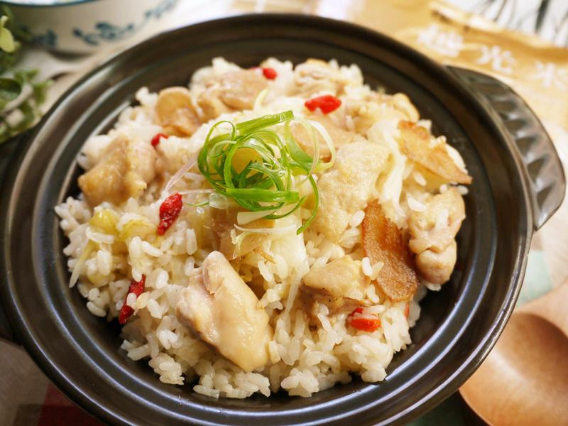 麻油鸡高丽菜饭