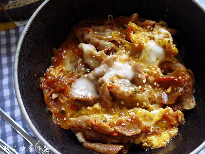 起司泡菜丼面