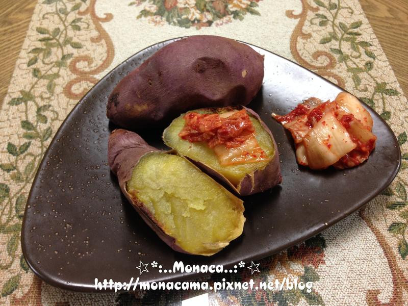 韩式泡菜佐烤地瓜
