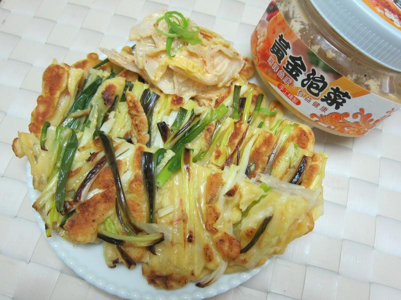 泡菜葱煎饼