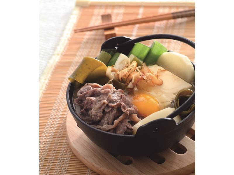 日式牛肉大葱锅