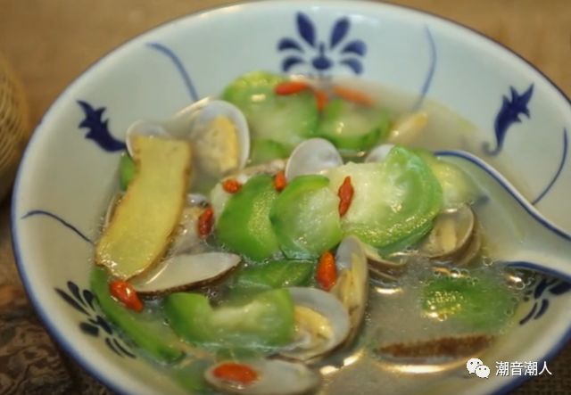 潮汕蛤蜊丝瓜汤