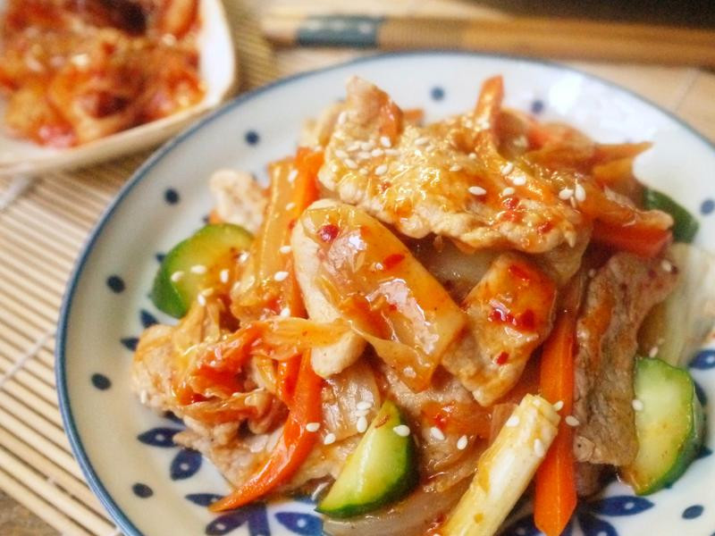 韩式泡菜炒猪肉