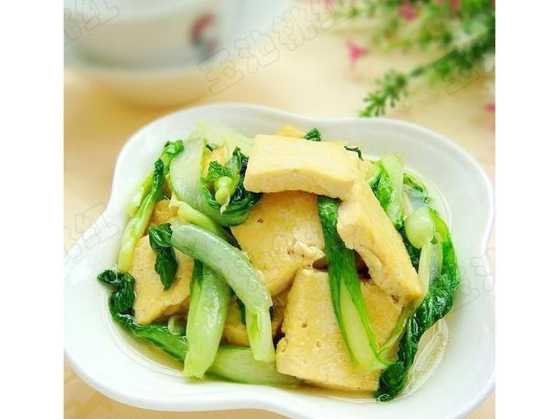 白菜野菇豆腐煲