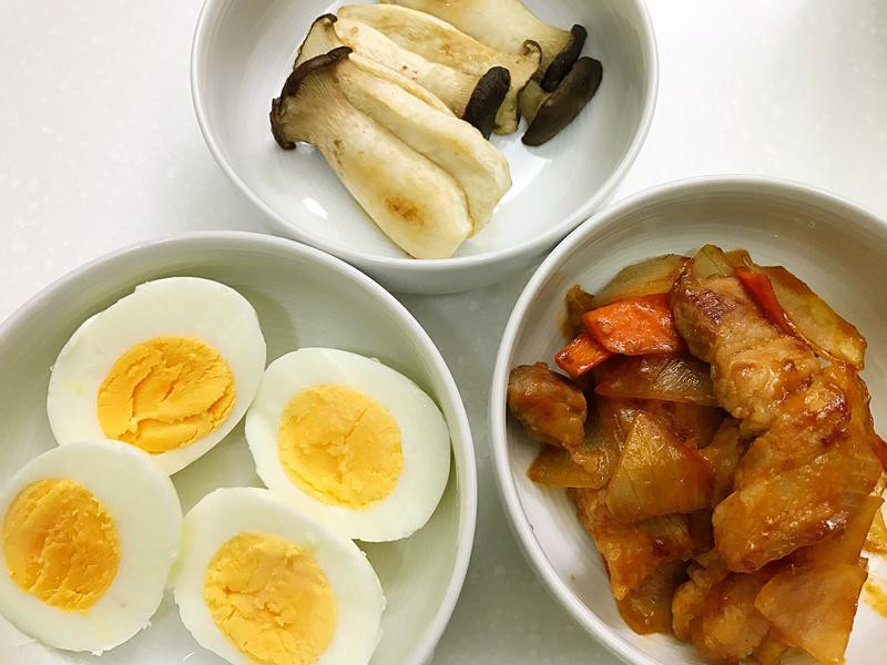 糖醋肉温泉蛋弁当