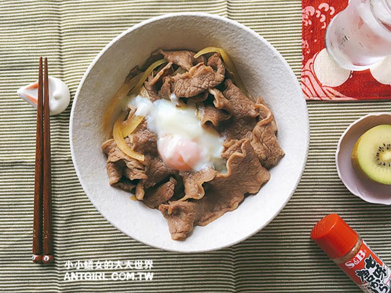 两步骤完成牛丼