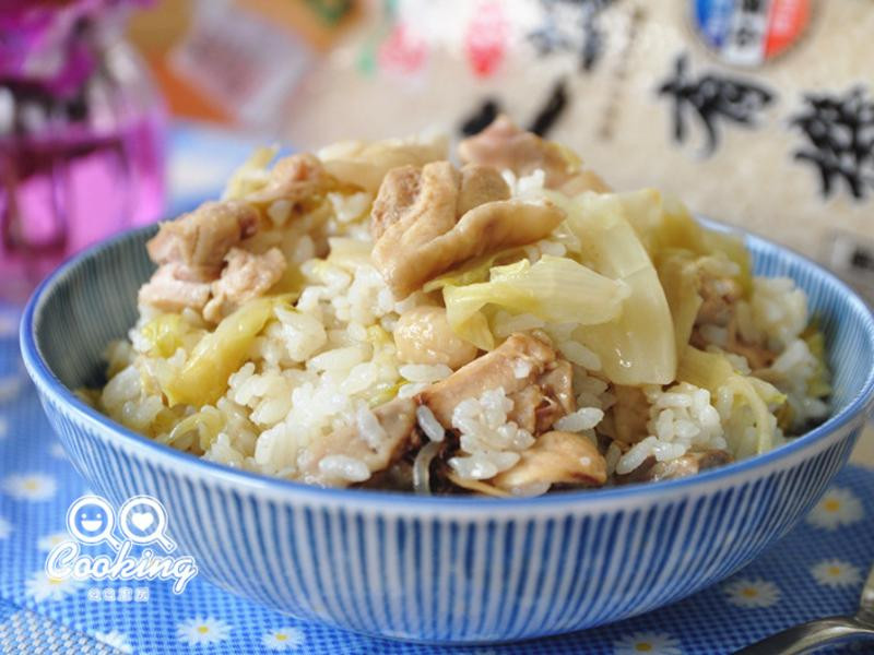 麻油鸡高丽菜炊饭