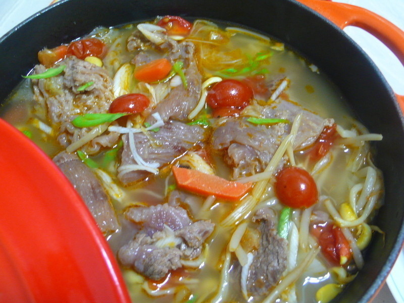 牛筋蔬菜汤