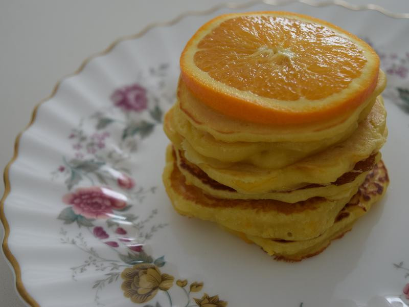 柳橙蜂蜜松饼