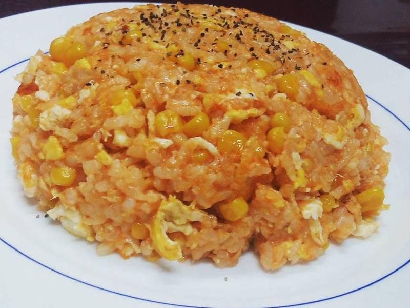 茄汁鲔鱼玉米炒饭