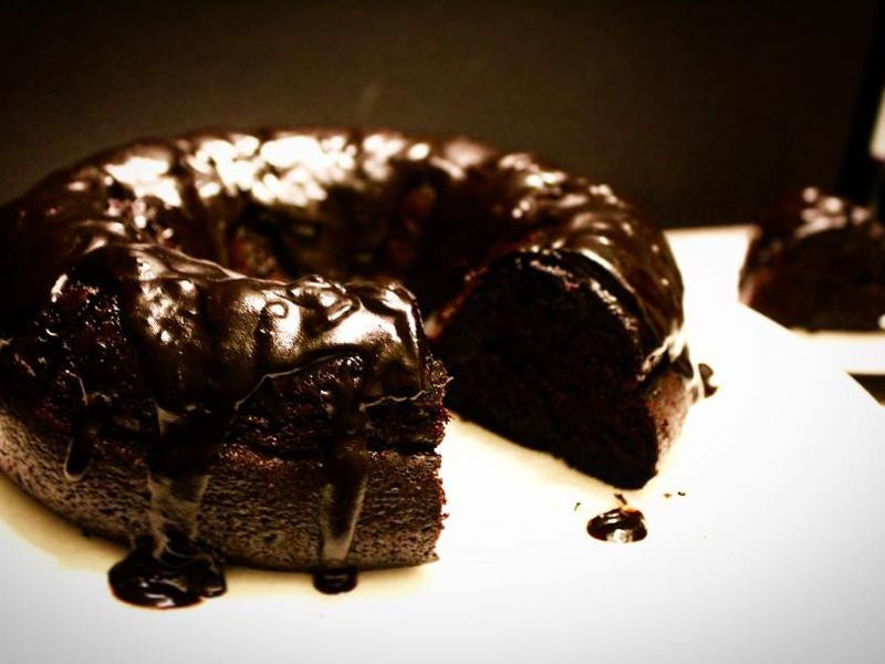 红酒黑巧克力蛋糕