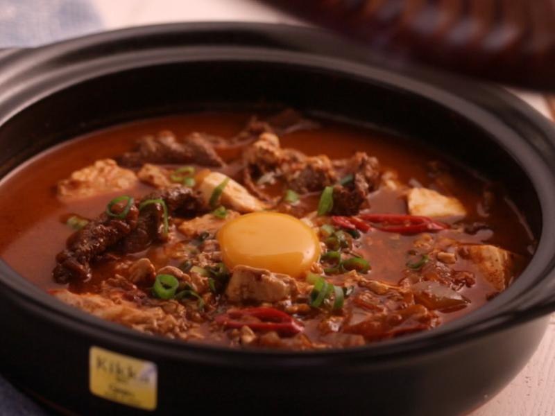 韩式牛肉豆腐锅