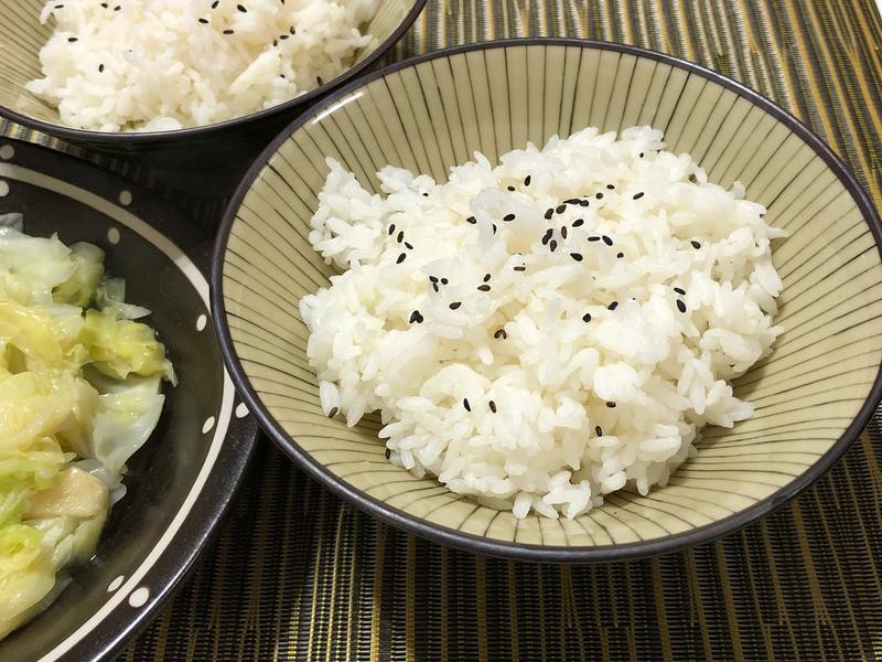 黑芝麻香米饭